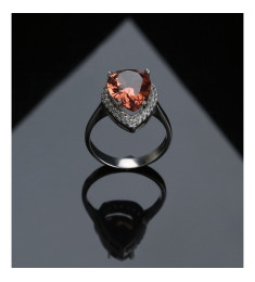 خاتم فضة خالص #610