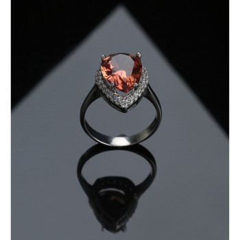 خاتم فضة خالص #610