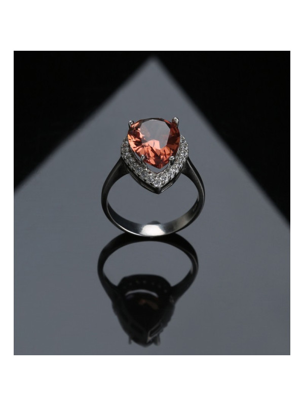 خاتم فضة خالص #610