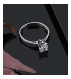 خاتم فضة خالص #601