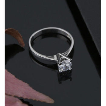 خاتم فضة خالص #601