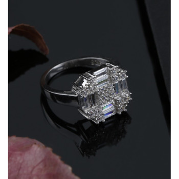 خاتم فضة خالص #603