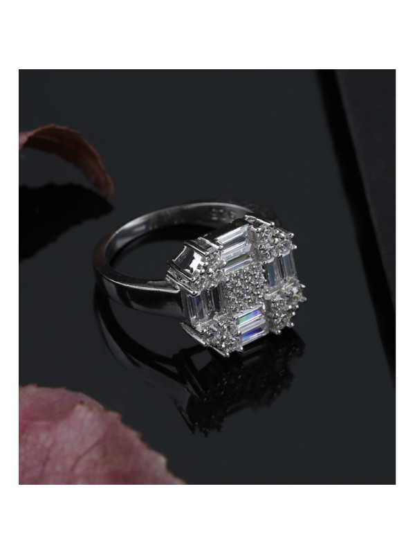 خاتم فضة خالص #603