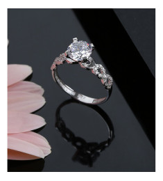 خاتم انفنتي فضة خالص #599