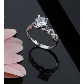 خاتم انفنتي فضة خالص #599 