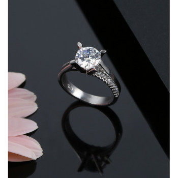 خاتم فضة خالص #600