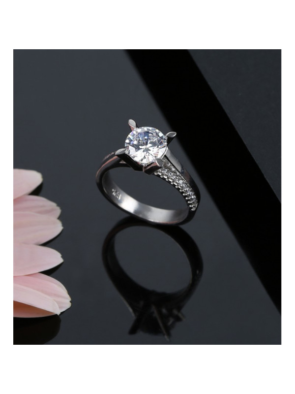 خاتم فضة خالص #600