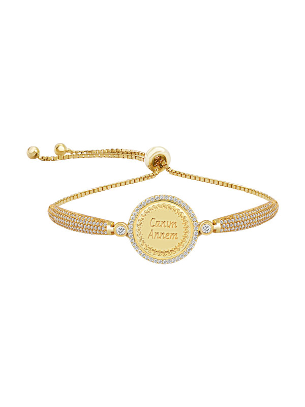 اسوارة فضة خالص بإسمين مرصع كريستال #235