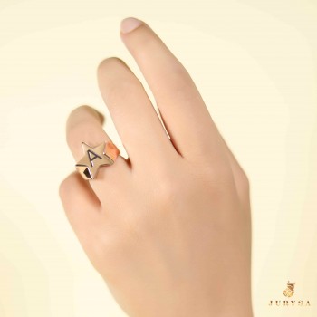 خاتم فضة خالص بحرف#279 