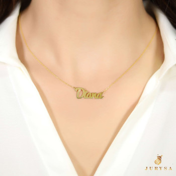 سلسال فضة خالص بإسم #520 