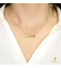 سلسال فضة خالص بإسم #251