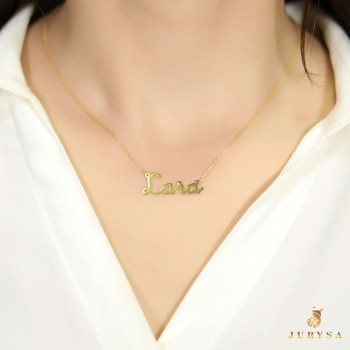 سلسال فضة خالص بإسم #251