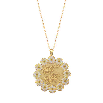 سلسال فضة خالص باسمين #181