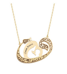 سلسال للام فضة خالص باسمين #257