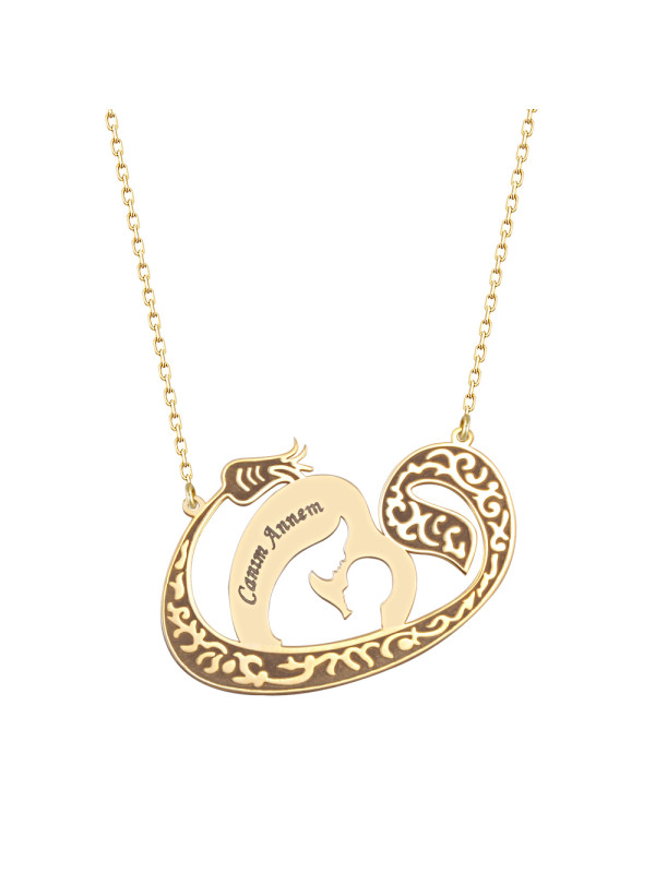 سلسال للام فضة خالص باسمين #257