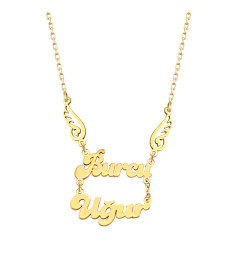 سلسال فضة خالص باسمين #194