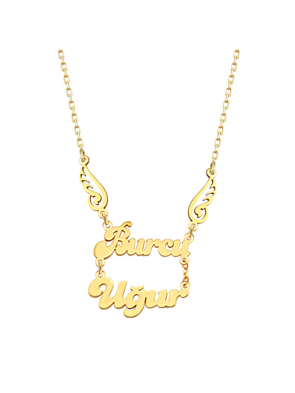 سلسال فضة خالص باسمين #194