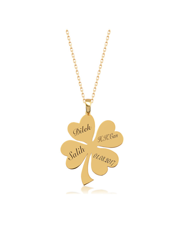 سلسال فضة خالص بثلاث او اربع اسماء #250