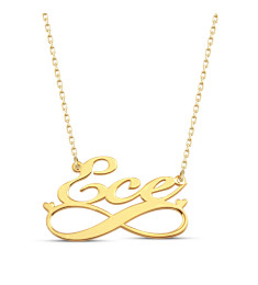 سلسال فضة خالص بإسم  #131