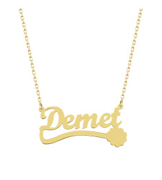 سلسال فضة خالص بإسم  #109