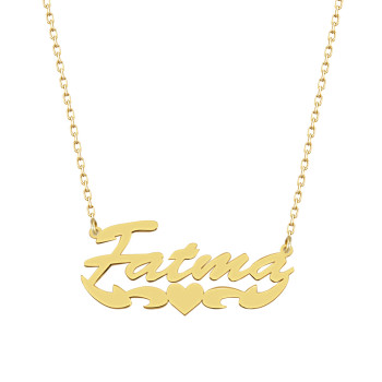 سلسال فضة خالص بإسم   #112