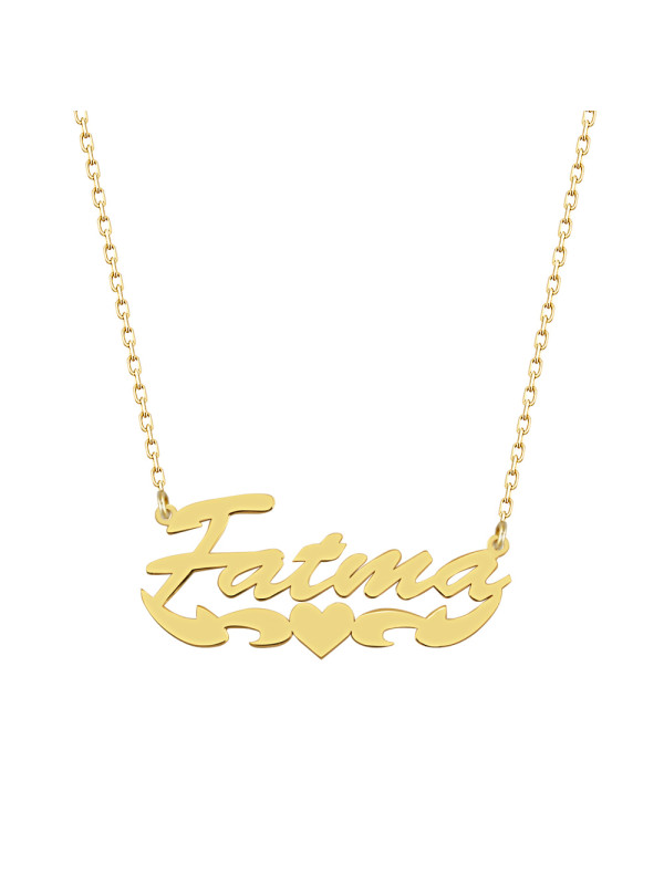 سلسال فضة خالص بإسم   #112