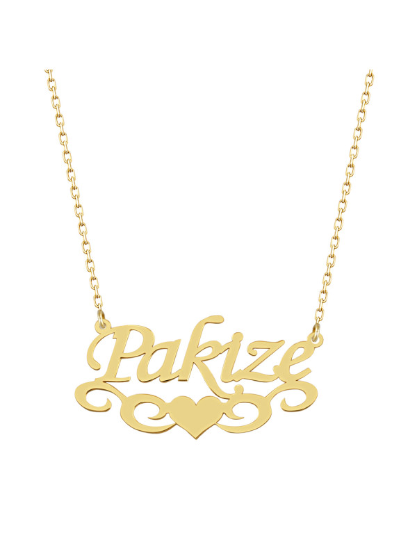 سلسال فضة خالص بإسم   #114