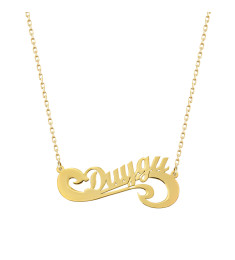 سلسال فضة خالص بإسم  #149