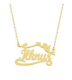 سلسال فضة خالص بإسم  #150