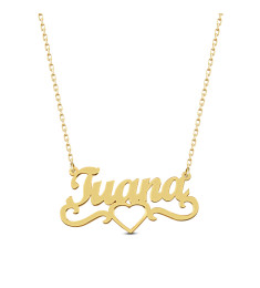 سلسال فضة خالص بإسم  #110