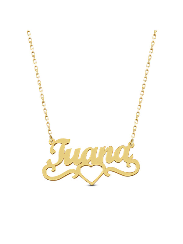 سلسال فضة خالص بإسم  #110